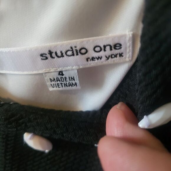 NWT Studio One New York Women's 2Pc Dress & Open Jacket Size 4 Career Church - Picture 3 of 15